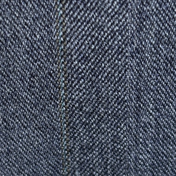 Hart Schaffner Marx Gray Blue Pinstripe Wool Suit 42L 2 Piece Hidden Flaw - Picture 4 of 16